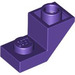 LEGO Violet foncé Pente 1 x 2 (45°) Inversé avec assiette (2310)