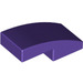 LEGO Dark Purple Slope 1 x 2 Curved (3593 / 11477)