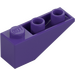 LEGO Mørk lilla Skråning 1 x 3 (25°) Omvendt (4287)