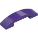 LEGO Dark Purple Slope 1 x 4 Curved Double (93273)