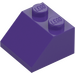 LEGO Dark Purple Slope 2 x 2 (45°) (3039 / 6227)