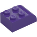 LEGO Dark Purple Slope Brick 2 x 3 with Curved Top (6215)