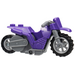 LEGO Mørke lilla Stuntz Flywheel Motorcycle Dirt Bike