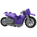LEGO Donkerpaars Stuntz Flywheel Motorfiets Dirt Bike