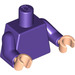 LEGO Dark Purple The Joker&#039;s Henchman with Purple Top Minifig Torso (973 / 76382)