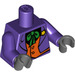 LEGO Dunkelviolett The Joker Torso (973 / 76382)
