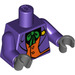 LEGO Donkerpaars The Joker Torso (973 / 76382)