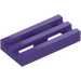 LEGO Dark Purple Tile 1 x 2 Grille (with Bottom Groove) (2412 / 30244)