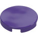 LEGO Dark Purple Tile 2 x 2 Round with Bottom Stud Holder (14769)