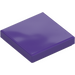 LEGO Dark Purple Tile 2 x 2 with Groove (3068)