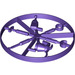 LEGO Dark Purple Tool Wheel (6246 / 55295)