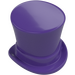 LEGO Dark Purple Top Hat with Upturned Brim (27149)