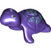 LEGO Dark Purple Turtle (Walking) with Blue scales (66590 / 66709)