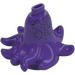 LEGO Dark Purple Ursula Lower Body with Upturned Tentacles (107810)