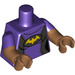 LEGO Dark Purple Vacation Batgirl Minifig Torso (973 / 16360)