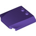 LEGO Dark Purple Wedge 4 x 4 Curved (45677)