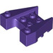 LEGO Dark Purple Wedge Brick 3 x 4 with Stud Notches (50373)
