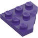 LEGO Dunkelviolett Keil Platte 3 x 3 Ecke (2450)