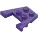 LEGO Dark Purple Wedge Plate 3 x 4 with Stud Notches (28842 / 48183)