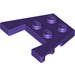 LEGO Violet foncé Coin assiette 3 x 4 avec des encoches pour tenons (28842 / 48183)