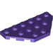 LEGO Dark Purple Wedge Plate 3 x 6 with 45º Corners (2419 / 43127)