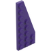 LEGO Dark Purple Wedge Plate 3 x 8 Wing Right (50304)