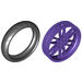 LEGO Violet Foncé Wheel 75 x 17mm with Motorcycle Tire 94.2 x 20