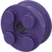 LEGO Dark Purple Wheel Rim 10 x 17.4 with 4 Studs and Technic Peghole (6248)