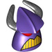 LEGO Dark Purple Zurg Head with Horns (88143)