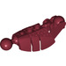 LEGO Rouge foncé Bionicle Toa Jambe avec Armor, Vents, et Balle Joints (53574)