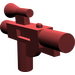 LEGO Donkerrood Blaster Gun - Kort  (58247)