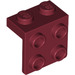 LEGO Donkerrood Beugel 1 x 2 met 2 x 2 (21712 / 44728)