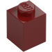 LEGO Rojo oscuro Ladrillo 1 x 1 (3005 / 30071)