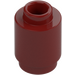 LEGO Rouge Foncé Brique 1 x 1 Rond avec tenon ouvert (3062 / 35390)