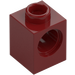 LEGO Dark Red Brick 1 x 1 with Hole (6541)