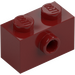 LEGO Dark Red Brick 1 x 2 with 1 Stud on Side (86876)