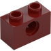 LEGO Dark Red Brick 1 x 2 with Hole (3700)