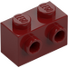 LEGO Dark Red Brick 1 x 2 with Studs on One Side (11211)