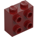 LEGO Dark Red Brick 1 x 2 x 1.6 with Studs on One Side (1939 / 22885)