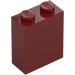 LEGO Dark Red Brick 1 x 2 x 2 with Inside Stud Holder (3245)