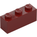 LEGO Tmavě červená Kostka 1 x 3 (3622 / 45505)