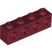 LEGO Donkerrood Steen 1 x 4 met 4 Studs Aan een Kant (30414)