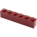 LEGO Dark Red Brick 1 x 6 (3009 / 30611)