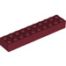 LEGO Rouge foncé Brique 2 x 10 (3006 / 92538)