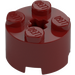 LEGO Donkerrood Steen 2 x 2 Rond (3941 / 6143)