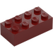 LEGO Dark Red Brick 2 x 4 (3001 / 3556)