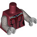 LEGO Dark Red Calamity Drone Minifig Torso (973 / 88585)