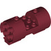 LEGO Dark Red Cylinder 3 x 6 x 2.7 Horizontal Hollow Center Studs (30360)