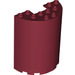 LEGO Dark Red Cylinder 3 x 6 x 6 Half (35347 / 87926)