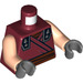 LEGO Rouge foncé Dark Ninja Torse (973 / 76382)